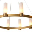 Alabaster Cylinders Chandelier Castro