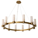 Alabaster Cylinders Chandelier Castro