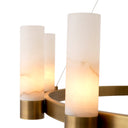 Alabaster Cylinders Chandelier Castro