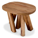 Oval Oak Side Table Bayshore