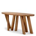 Oval Oak Console Table Bayshore