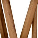 Oval Oak Console Table Bayshore