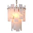 Alabaster Sheet Chandelier Acevedo