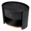 Oval Oak Nightstand Rosemberg