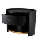 Oval Oak Nightstand Rosemberg