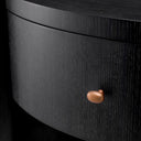 Oval Oak Nightstand Rosemberg