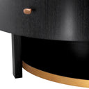 Oval Oak Nightstand Rosemberg