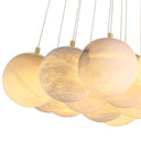 Clustered Alabaster Chandelier Sphinx