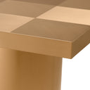 Square Gold Side Table Laporte