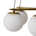 Alabaster Globes Chandelier Morro