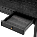 Dark Gray Oak Desk Otranto