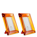 Orange Crystal Picture Frame (2) Obliquity