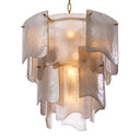 Tiered Glass Modern Chandelier Asinara