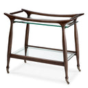 Brown Wooden Trolley Manzo