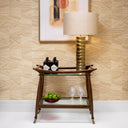 Brown Wooden Trolley Manzo