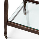 Brown Wooden Trolley Manzo
