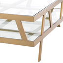 Gold Contemporary Coffee Table Billinghurst