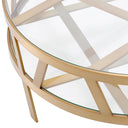 Gold Contemporary Coffee Table Billinghurst
