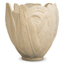 Outdoor Cream Leaf Planter Zanzibar