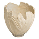 Outdoor Cream Leaf Planter Zanzibar