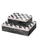 Gray Patterned Box Rodeo