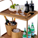 Natural Rattan Trolley Pescara