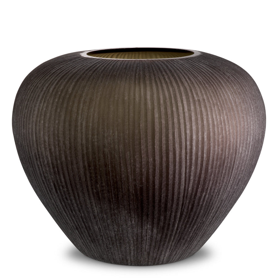 Brown Glass Vase Bayly