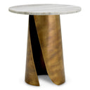 White Marble Side Table Nuova