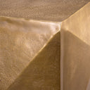 Brass Faceted Side Table Maratea