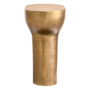 Brass Oval Side Table Cremona