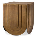 Brass Square Side Table Gubbio