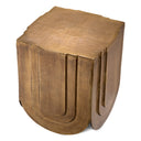 Brass Square Side Table Gubbio