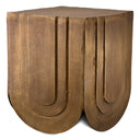 Brass Square Side Table Gubbio