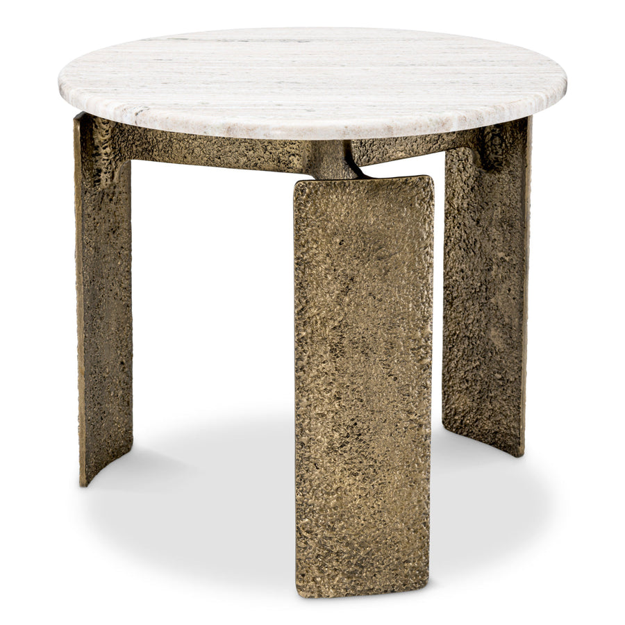 Round Marble Side Table Bodega