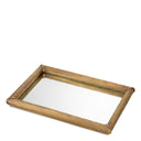 Vintage Brass Rectangular Tray Salvi