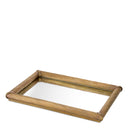 Vintage Brass Rectangular Tray Salvi