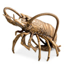 Brass Sculpture Deco Lobster