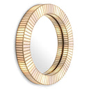 Antique Brass Artisan Mirror Monari
