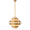 Alabaster Tiered Chandelier Lazzari