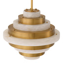 Alabaster Tiered Chandelier Lazzari