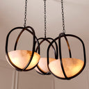 Bronze-Framed Chandelier Scapa