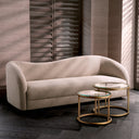 Brass Round Side Tables (2) Addison