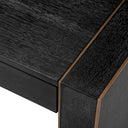 Dark Gray Oak Desk Otranto