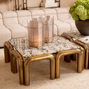 Brass Leg Coffee Table Sunwood