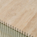 Travertine Pedestal Coffee Table Brindisi