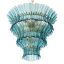 Glass Tiered Chandelier Toscano