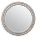Leather Round Mirror Bastioni