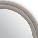 Leather Round Mirror Bastioni