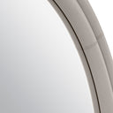 Leather Round Mirror Bastioni
