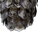 Layered Glass Chandelier Elias